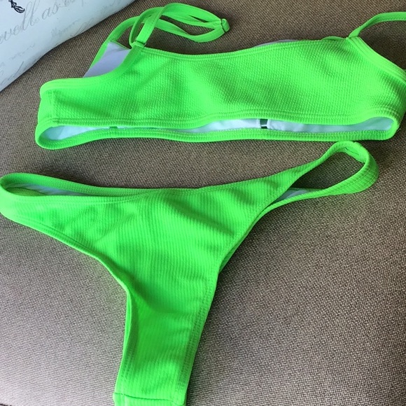 Neon cheeky Only Fans bikini Size Medium - Picture 7 of 10